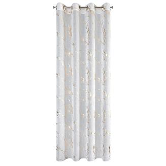 Firana gotowa na przelotkach MOLLY1 140x250 Eurofirany biały