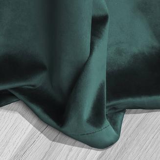 Ciemny Turkus Zasłona Welurowa Z Kryształkami Na Taśmie 140x270 Shiny