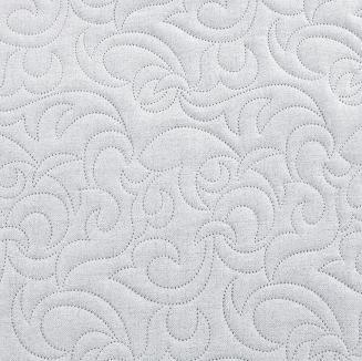 Narzuta dekoracyjna LEN 220x240 srebrny