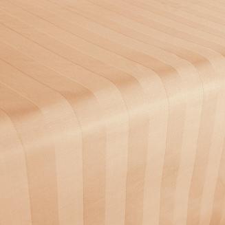 Prześcieradło satyna bambusowo-bawełniana STRIPE BEIGE 220x260 Darymex jednokolorowe beżowe