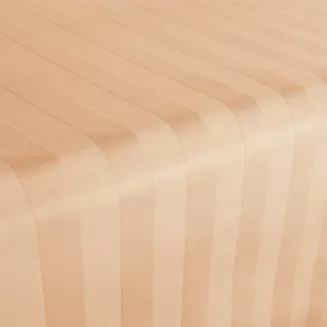 Prześcieradło satyna bambusowo-bawełniana STRIPE BEIGE 220x260 Darymex jednokolorowe beżowe