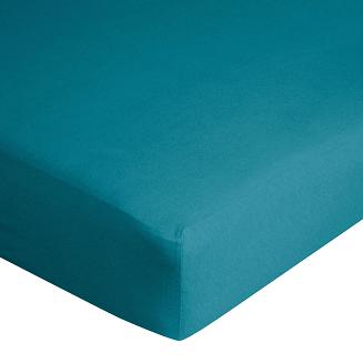 Prześcieradło jersey z gumką  140x200 Design91 turkusowy