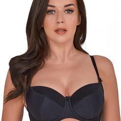 Biustonosz GAIA Full Cup Kate 281 usztywniany czarny
