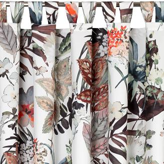 Zasłona gotowa na szelkach GARDEN 155x220 Eurofirany biały