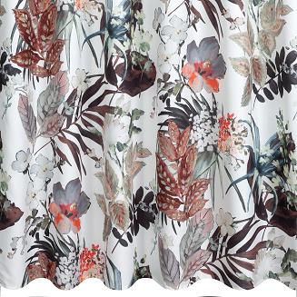 Zasłona gotowa na szelkach GARDEN 155x220 Eurofirany biały