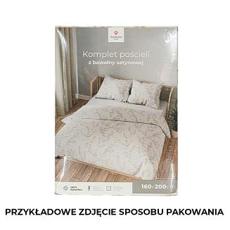 ZOE Komplet pościeli z bawełny satynowej 160x200cm 100074/SAT/000/160200/1