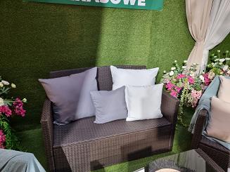 Poszewka dekoracyjna wodoodporna GARDEN 60x60 ogrodowa beżowa