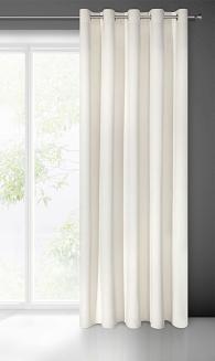Zasłona gotowa na przelotkach VILLA 140x250 Eurofirany kremowy