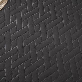 Narzuta dekoracyjna DASH 140x200 pikowana czarna