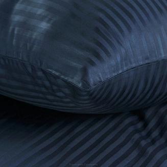 Poszewka dekoracyjna VERA 40x40 Eurofirany granatowa w prążki