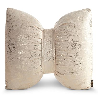 Poduszka dekoracyjna KOKARDA1 45x55 Eurofirany beżowa złocista