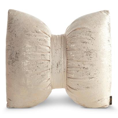 Poduszka dekoracyjna KOKARDA1 45x55 Eurofirany beżowa złocista