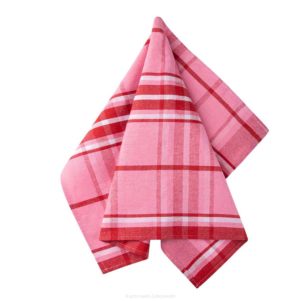 Bawełniana ścierka kuchenna 45x65 FAIR czerwona