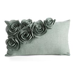 Poszewka dekoracyjna FLORES 30x50 Eurofirany zielony