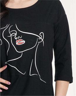 Koszula damska LUNA kod 71 czarna