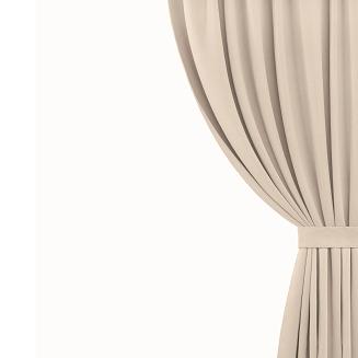 Szarfa do zasłony Hold 8x140 welurowa beżowa