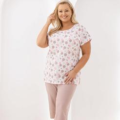 Piżama damska REGINA kod 730 beżowy