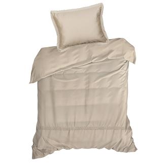 Pościel satynowa 160x200 Eurofirany beżowy