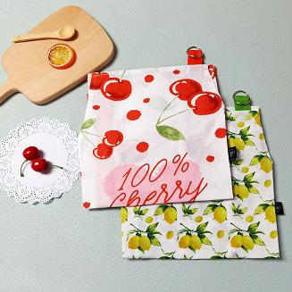 Bawełniany Fartuch Kuchenny 60x75 CHERRY