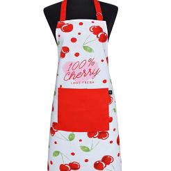 Bawełniany Fartuch Kuchenny 60x75 CHERRY