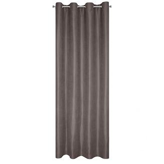 Zasłona gotowa na przelotkach ADA 140x250 Eurofirany grafitowy