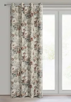Zasłona gotowa na przelotkach GABI 140x250 Eurofirany naturalny