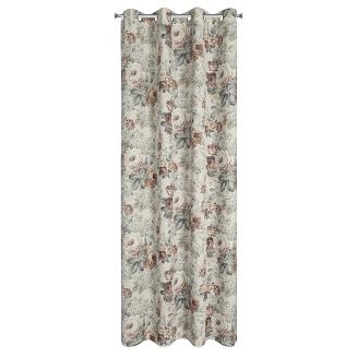 Zasłona gotowa na przelotkach GABI 140x250 Eurofirany naturalny