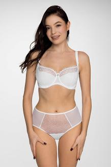 Biustonosz GAIA Semi-Soft Goldie 899 półusztywniany biały