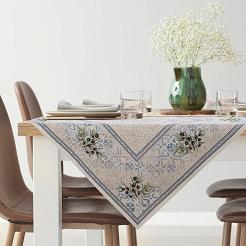 Obrus dekoracyjny 100x100 Eurofirany naturalny