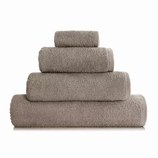 Ręcznik frotte Bari 30x30 gładki ciemnobeżowy