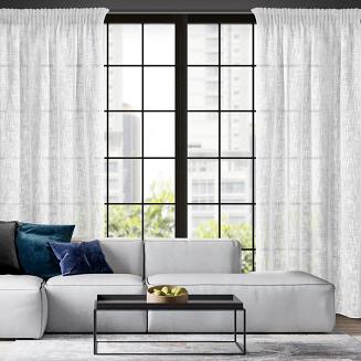 Zasłona gotowa na taśmie LIREN 140x270 Eurofirany biały