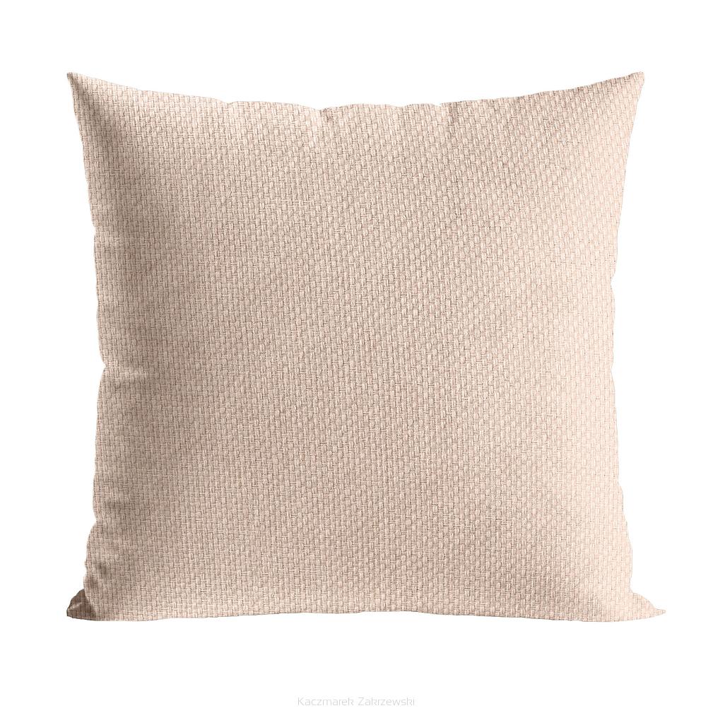 Poszewka dekoracyjna MOLLY 40x40 strukturalna ciemnobeżowa
