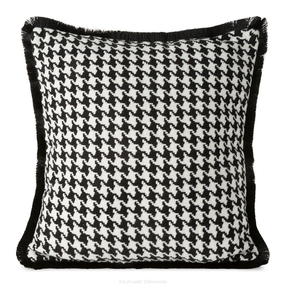 Poszewka dekoracyjna PEPITKA 45x45 Eurofirany czarny