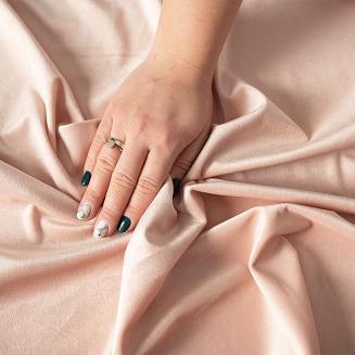 Zasłona gotowa na przelotkach VELVI 140x250 purdowa