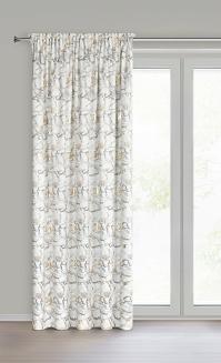 Zasłona gotowa na taśmie LISA 140x270 Eurofirany biały