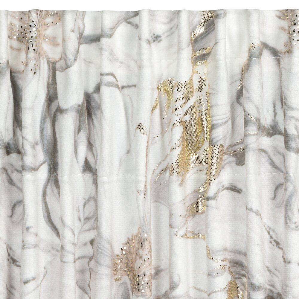 Zasłona gotowa na taśmie LISA 140x270 Eurofirany biały