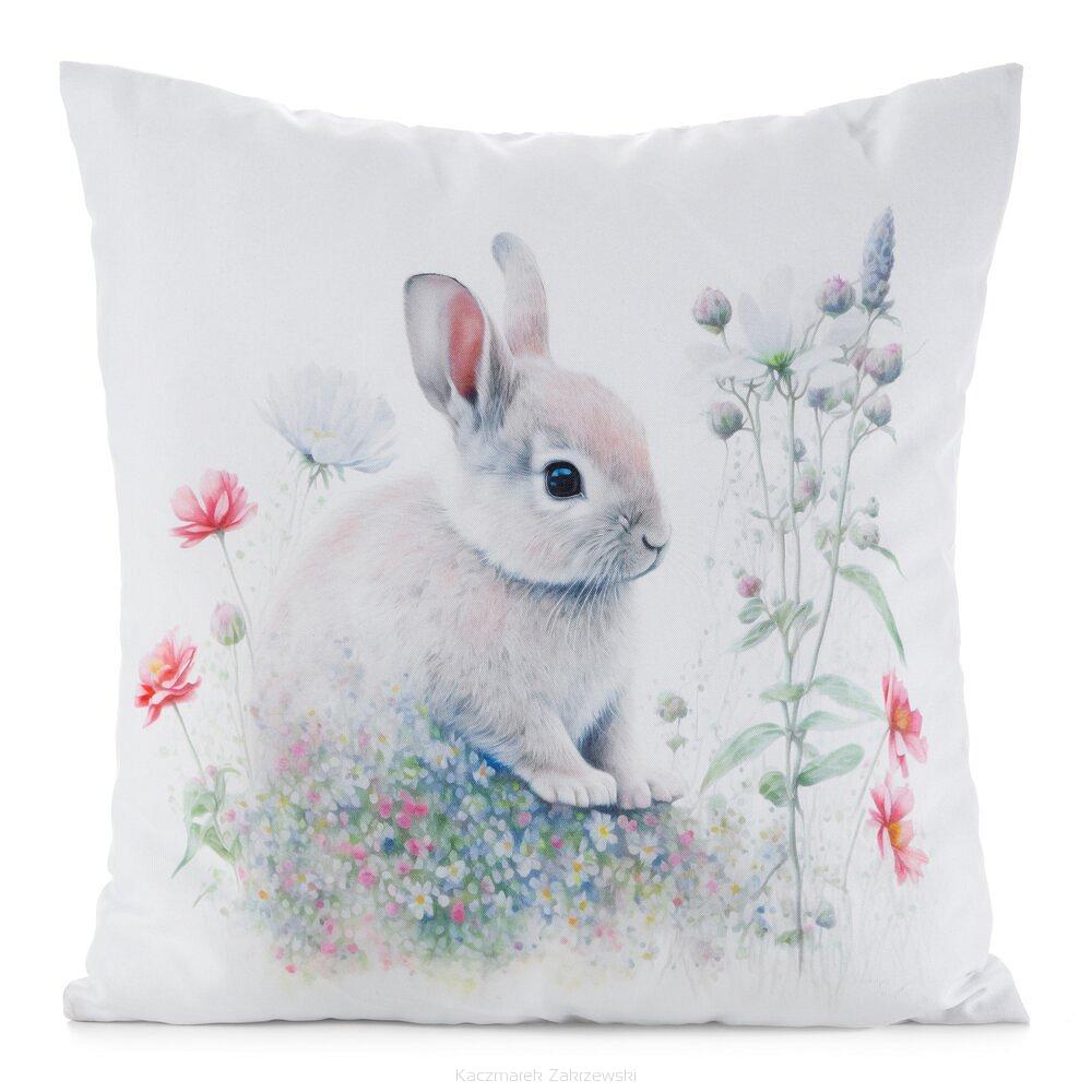 Poszewka dekoracyjna WIOSNA 45x45 Eurofirany biały