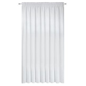 Firana gotowa na taśmie VIOLA 300x250 Eurofirany biała