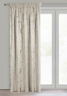 Zasłona gotowa na taśmie MOLLY 140x270 Eurofirany beżowy