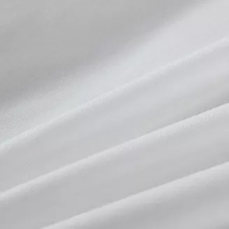 Pościel satyna bawełniana Queen Premium 160x200 biała ze złotą lamówką