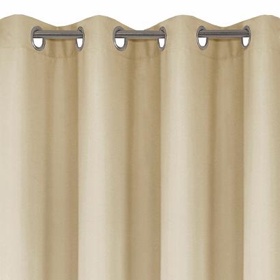 Zasłona gotowa na przelotkach RITA 140x175 Eurofirany beżowa