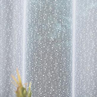 Firanka żakardowa gotowa na żabki ŻAKLINA 300x160 biała