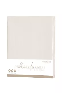 Prześcieradło flanelowe z gumką SIN 90x200 + 30 cm szare