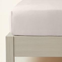 Prześcieradło flanelowe z gumką SIN 90x200 + 30 cm szare