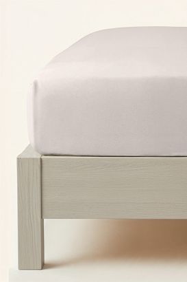 Prześcieradło flanelowe z gumką SIN 90x200 + 30 cm szare