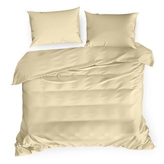 Pościel satynowa NOVA3 180x200 Eurofirany beżowy