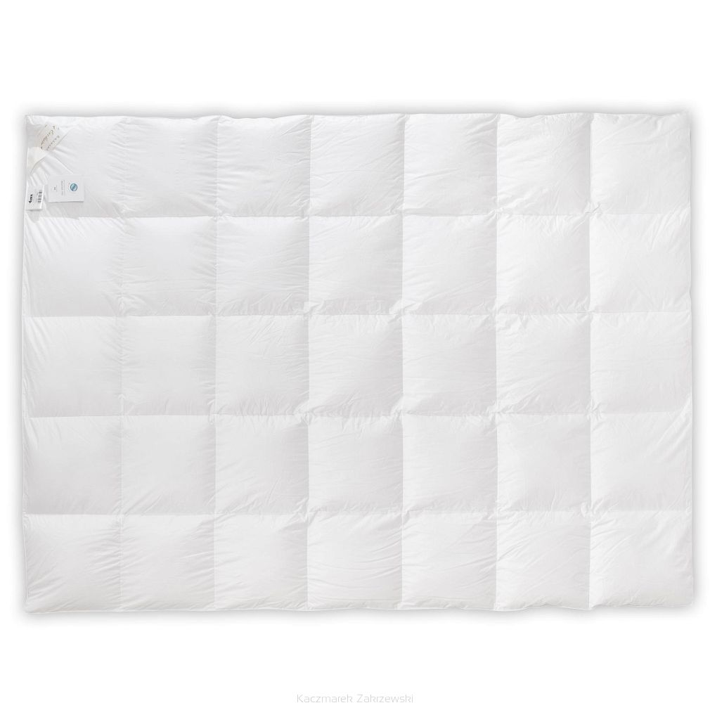 Kołdra puchowa LETNIA 180x200 PREMIUM biała 100% puch