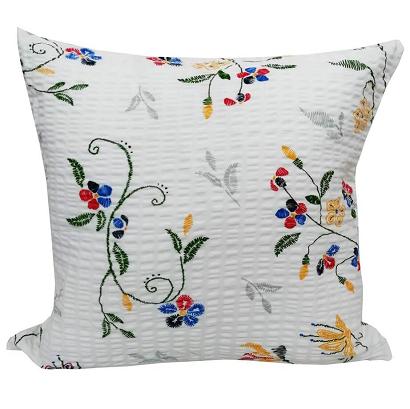 Poszewka z kory 70x80 wzór kolorowe kwiaty