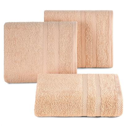 Ręcznik bawełniany MILO 30x50 Eurofirany jasnopomarańczowy