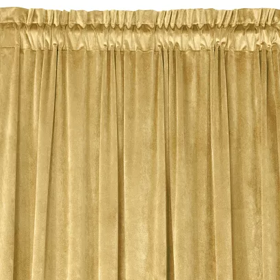 Zasłona gotowa na taśmie PIERRE 140x300 Pierre Cardin Eurofirany musztardowy